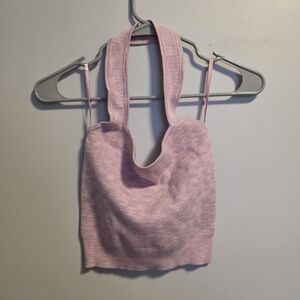 Abercrombie & Fitch Light Purple Knit Top